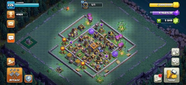 Sell Clash of clans Account TH14 Linked Code 15004