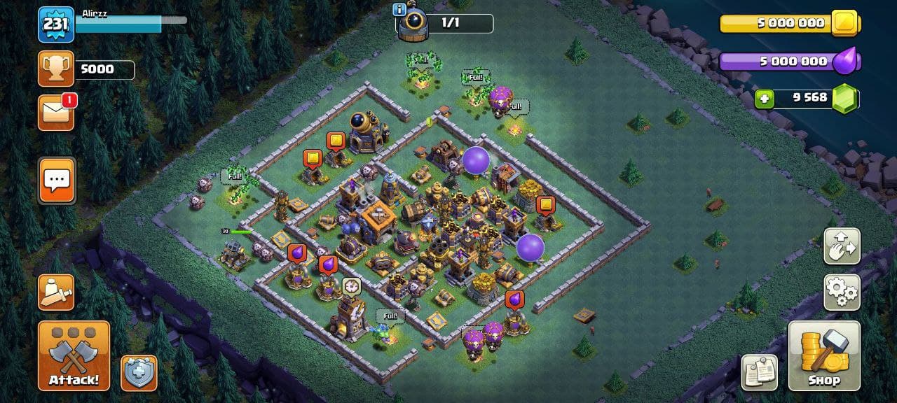 Sell Clash of clans Account TH14 Linked Code 15015