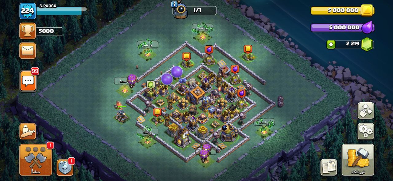 Buy Clash of clans Account TH14 Supercell ID Available Code 10035
