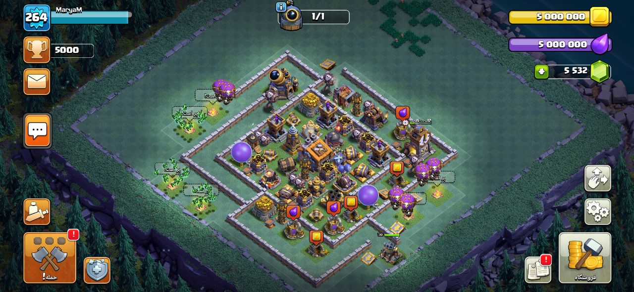 Buy Clash of clans Account TH14 Supercell ID Linked Code 10047