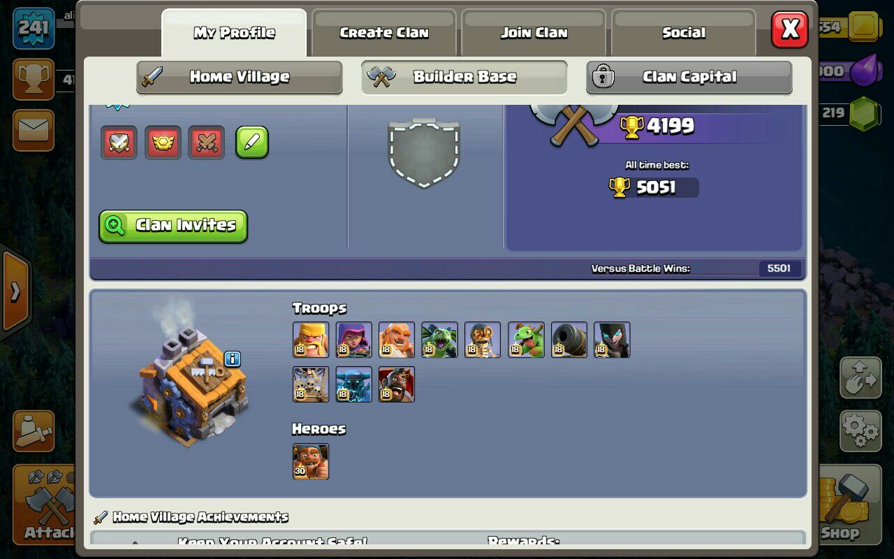 Sell Clash of clans Account TH14 Supercell id Available Code 15055