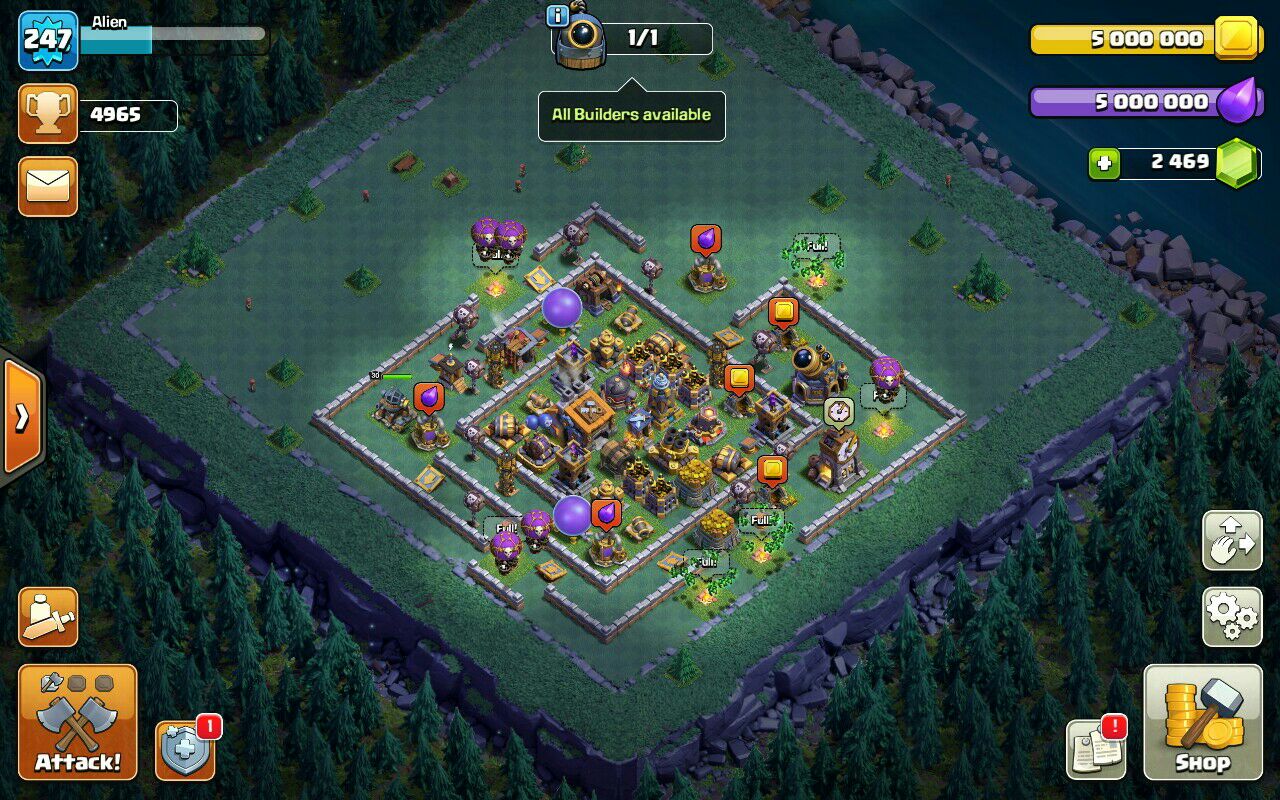 Sell Clash of clans Account TH14 Supercell id Linked Code 15079