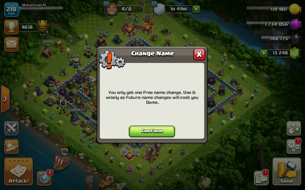 Sell Clash of clans Account TH15 Supercell id Linked Code 15119