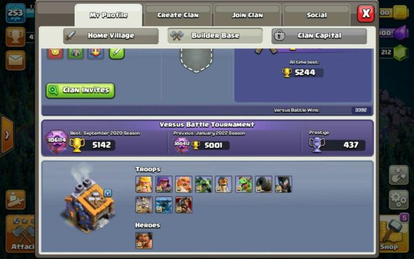 Sell Clash of clans Account TH15 Supercell id Linked Code 15142