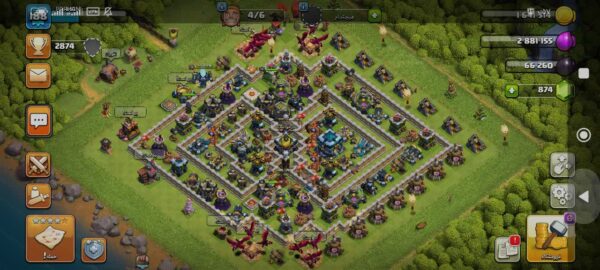 Buy Clash of clans Account TH13 Supercell ID Available Code 10132