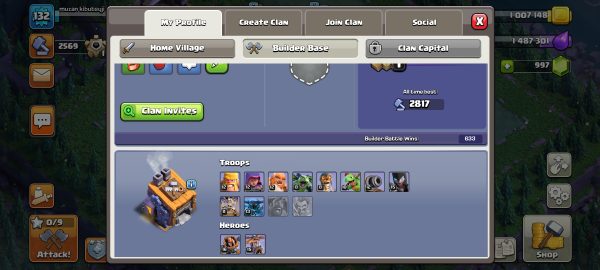 Buy Clash of clans Account TH12 Supercell ID Linked Code 10159
