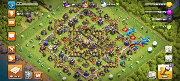 Buy Clash of clans Account TH11 Supercell ID Linked Code 10166